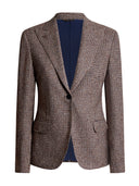 Blazer Donna In Bouclè Marrone