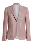 Blazer donna monopetto Rosa a quadri