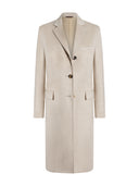 Cappotto Donna Monopetto Beige
