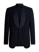 Giacca Smoking Sciallata Blu navy