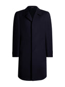 Spolverino Uomo Monopetto Blu Navy