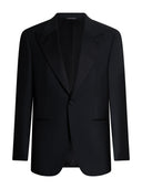 Giacca Smoking Peak Lapel Nera Classica