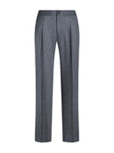 Pantalone Jogger Uomo in flanella grigia